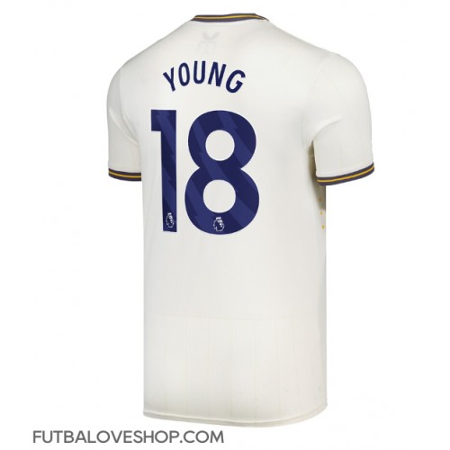 Dres Everton Ashley Young #18 Tretina 2024-25 Krátky Rukáv